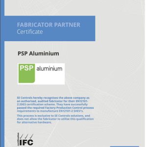 SE Controls Fabricator Partner Certificate